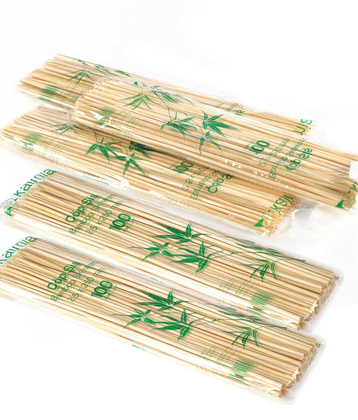 20 cm Ahşap Bambu Çubuk Çöp Şiş 100 Adet - Yapay Çiçek Deposu