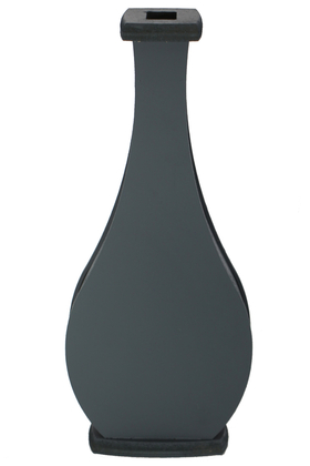 50 cm Siyah Ahşap Vazo Model-3 - 2