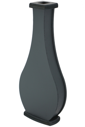50 cm Siyah Ahşap Vazo Model-3 - 1