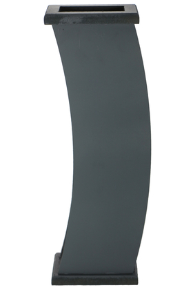 50 cm Siyah Ahşap Vazo Model-4 - 2