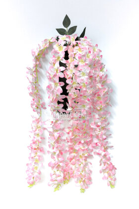 Yapay Çiçek 5li Sarkan Sümbül 90 cm Pembe - Yapay Çiçek Deposu