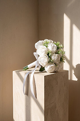 Alabaster Rose Gelin Buketi 2li Set - 2