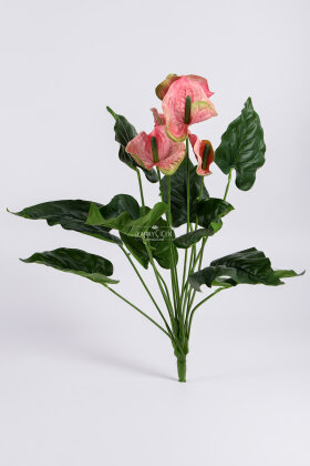  Yapay Antoryum Bitki 50 cm Pembe - 2