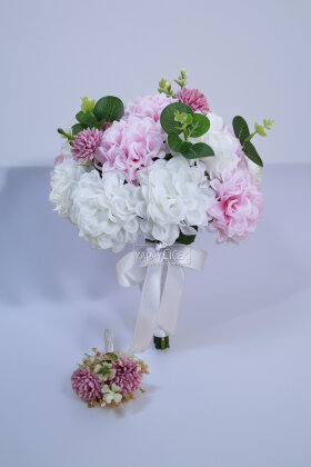 Aşkın Nefesi Gelin Buketi 2li Set - 2