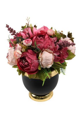 Aura Fuşya Şakayık Tanzimi 30 cm - 2