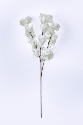 Bahar Dalı Dekoratif Yapay Çiçek 95 cm Beyaz - 3