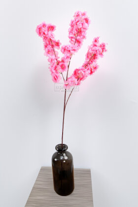 Bahar Dalı Dekoratif Yapay Çiçek 95 cm Pembe-Pudra - 2