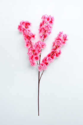 Bahar Dalı Dekoratif Yapay Çiçek 95 cm Pembe-Pudra - 3