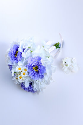 Bahar Neşesi Gelin Buketi 2li Set - 2