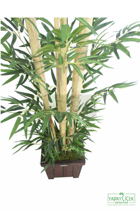 Bambu Ağacı 6 Gövde 140 cm(1.Sınıf Yaprak) 750 Yapraklı Model 9 - 3