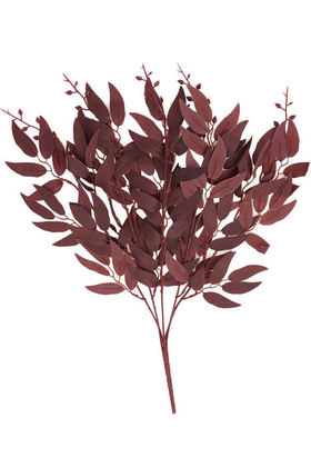 Yapay Yeşillik Zeytin Dalı Demeti Kızıl - Yapay Çiçek Deposu