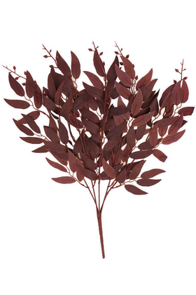 Yapay Yeşillik Zeytin Dalı Demeti Kızıl - 3