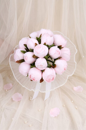 Blush İnci Gelin Buketi 2li Set - 2
