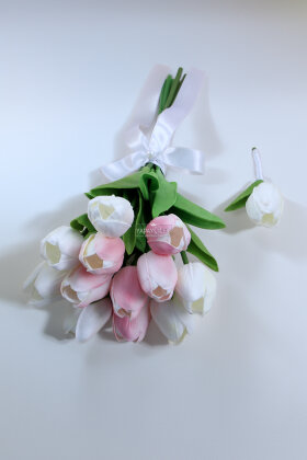 Blush Lale Gelin Buketi 2li Set - 2