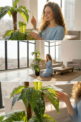 Bodur Yapay Ağaç Cordyline 95 cm Model 1 - 3