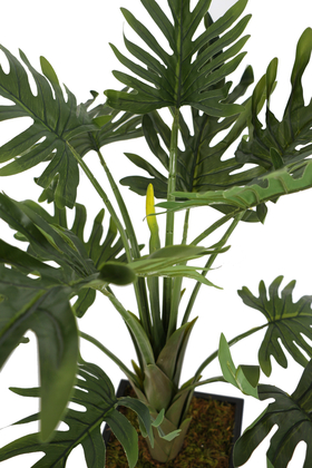 Bölünmüş Yapraklı Yapay İsviçre Deve Tabanı Ağacı ( Monstera Deliciosa) - 4