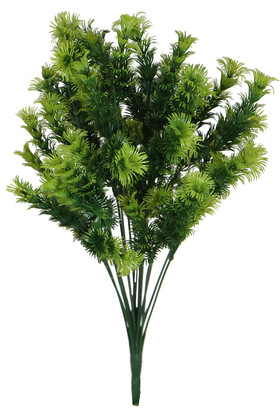 Yapay 18 Dallı Göknarı Yeşillik Demeti 45 cm - Yapay Çiçek Deposu