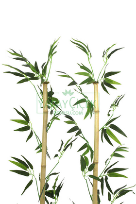 200 cm Yapay 16 Dal Yapraklı Doğal Bambu Tip7 - 3