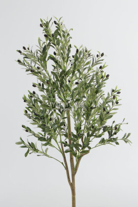 Yapay Ağaç Dinazor Yumurtası Saksıda Zeytin Ağacı 195 cm Kırık Beyaz - 3