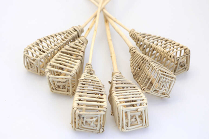 Örme Rattan Lata Lamp 6lı - 4
