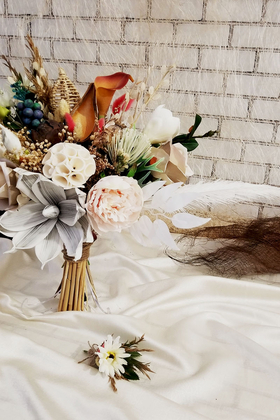 Exclusive Serisi Luz Gelin Buketi 2li Set - 3