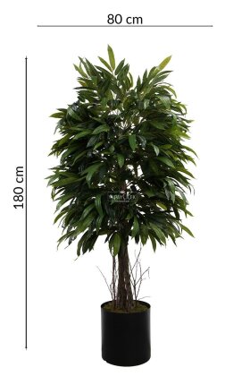 Fiber Saksıda Yapay Mango Ağacı 180 cm - 6