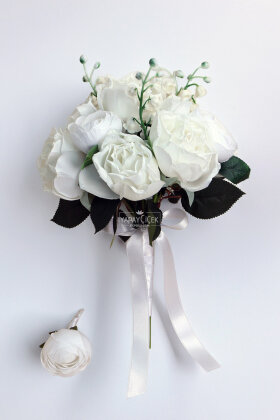 Gecenin İncisi Gelin Buketi 2li Set - 2