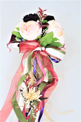 Gelin Çiçeği Bella 2li Set (Gelin Buketi, Yaka Çiçeği) - 5