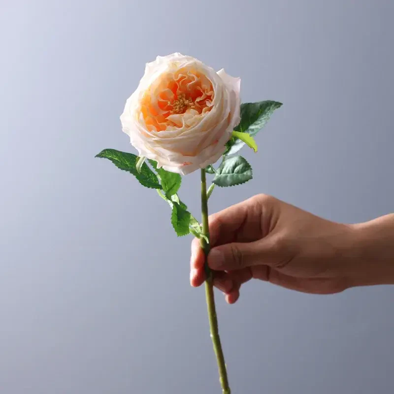 Yapay Lüx Islak Şakayık 45 cm Somon-Krem - 2