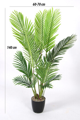 Yapay Areka Ağacı Gerçek Dokulu 140 cm - 2