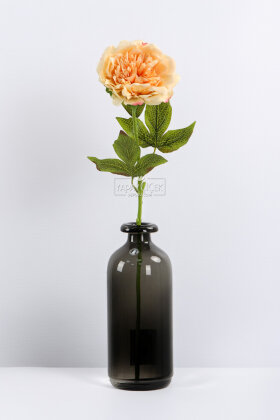 Yapay Islak Açmış Premium Şakayık Dalı 58 cm Somon - 2