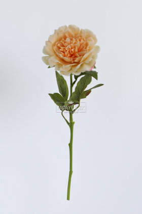 Yapay Islak Açmış Premium Şakayık Dalı 58 cm Somon - 3