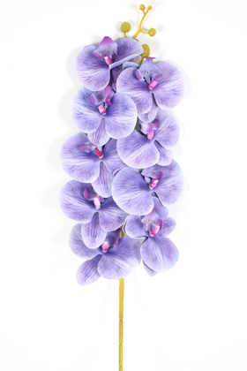 Yapay Dal Baskılı Orkide Çiçeği 88 cm Lila - 2
