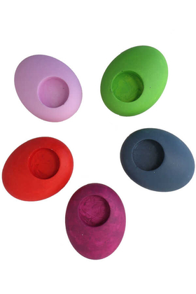 5 Adet Beton Tealight Mumluk - 3