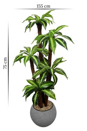 Küre Saksıda Yapay Ağaç Albion Cordyline 155 cm - 4