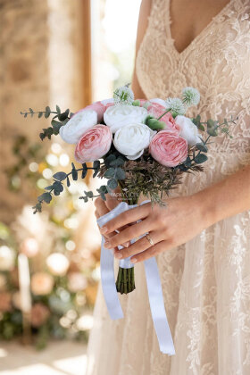 Letafet-i Aşk Gelin Buketi 2li Set - Yapay Çiçek Deposu