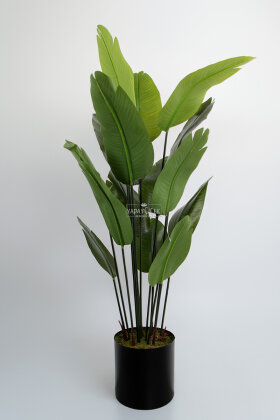 Fiber Saksıda Yapay 15 Yapraklı Starliçe Ağacı 180 cm - 4