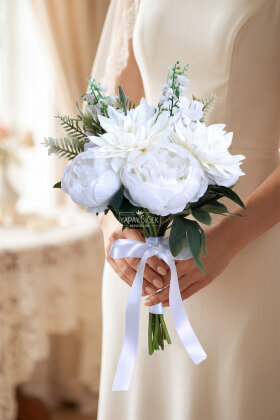 Milena Gelin Buketi 2li Set - Yapay Çiçek Deposu