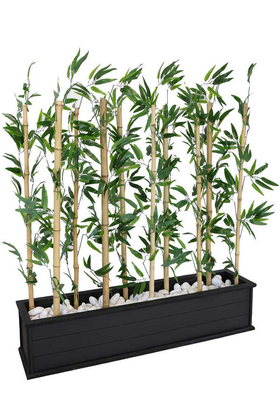 Yapay Bambu Seperatör 10 Adet Bambu Çubuklu (20x100x120 cm) - 1