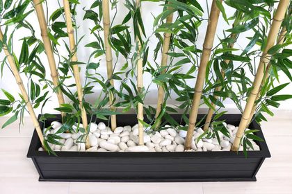 Yapay Bambu Seperatör 10 Adet Bambu Çubuklu (20x100x120 cm) - 4