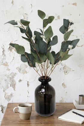 Yapay Bitki 3 Dallı Pasifik Mist Yeşillik Demeti 50 cm Yeşil - Yapay Çiçek Deposu