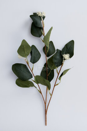 Yapay Bitki 3 Dallı Pasifik Mist Yeşillik Demeti 50 cm Yeşil - 3