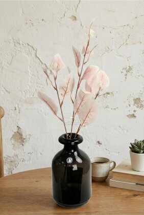 Yapay Bitki 3 Dallı Pasifik Mist Yeşillik Demeti 50 cm Pastel Pembe - 2