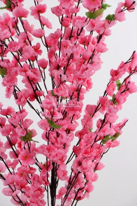 Yapay Bahar Dalı Ağacı 30 Dallı Yoğun Yapraklı 100 cm Pembe - 3