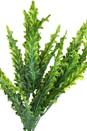 Plastik Dalgalı Yeşillik Demeti 40 cm - 2