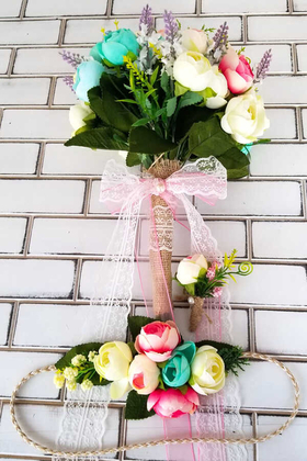 Gelin Çiçeği Rosetif 3lü Set - 5