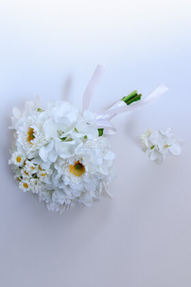 Saf Rüya Gelin Buketi 2li Set - 2