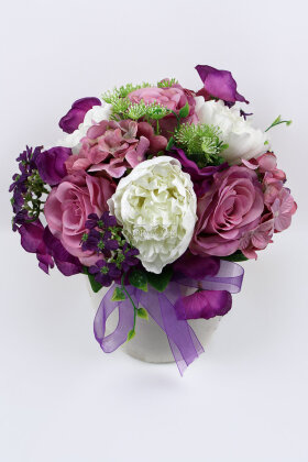  Saksıda Bohem Lila Tanzimi 28 cm - 2