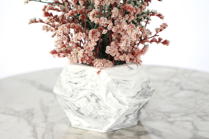 Dekoratif Beton Saksıda Şoklanmış Tatarika 20 cm - 2