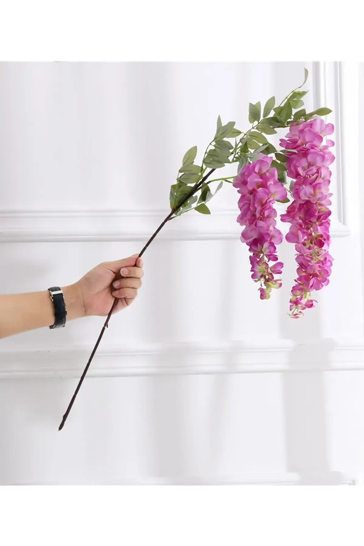 Yapay Salkım Akasya 3 Dallı 108 cm Fuşya - 4